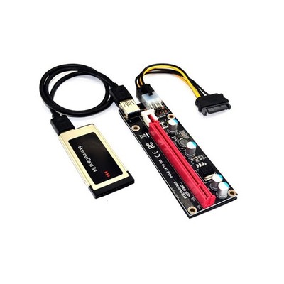 Expresscard Express Card 34mm to PCI-E 16X Riser for Laptop External GPU Card #q