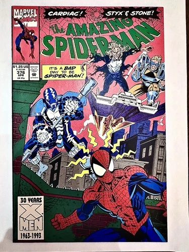The Amazing Spider-Man #376- 1993 NM Or Higher-We Combine Shipping- Jeff Johnson