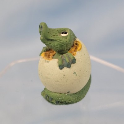 Genesis Creations Limited Baby Dinosaur Peeking from Egg Figurine