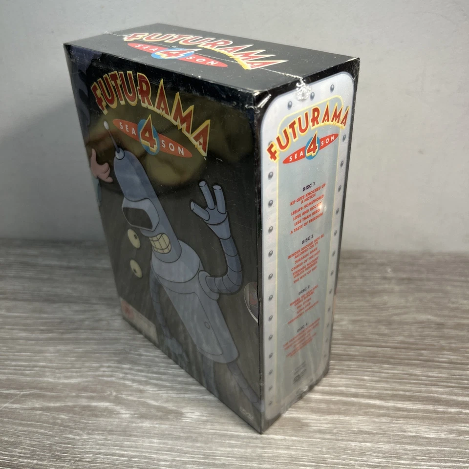 Futurama Season 4 - Brand New & Sealed - Rare Original Sealed Original Packaging - Image 4 of 4