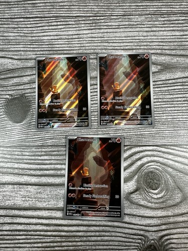Lot Of 3 Pokemon Charmander Scarlet and Violet 151 Holo Card 168/165