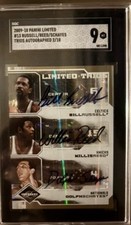 Panini 2009-10 Limited Trios #13 Russell Reed Schayes Auto 2/10 SGC 9