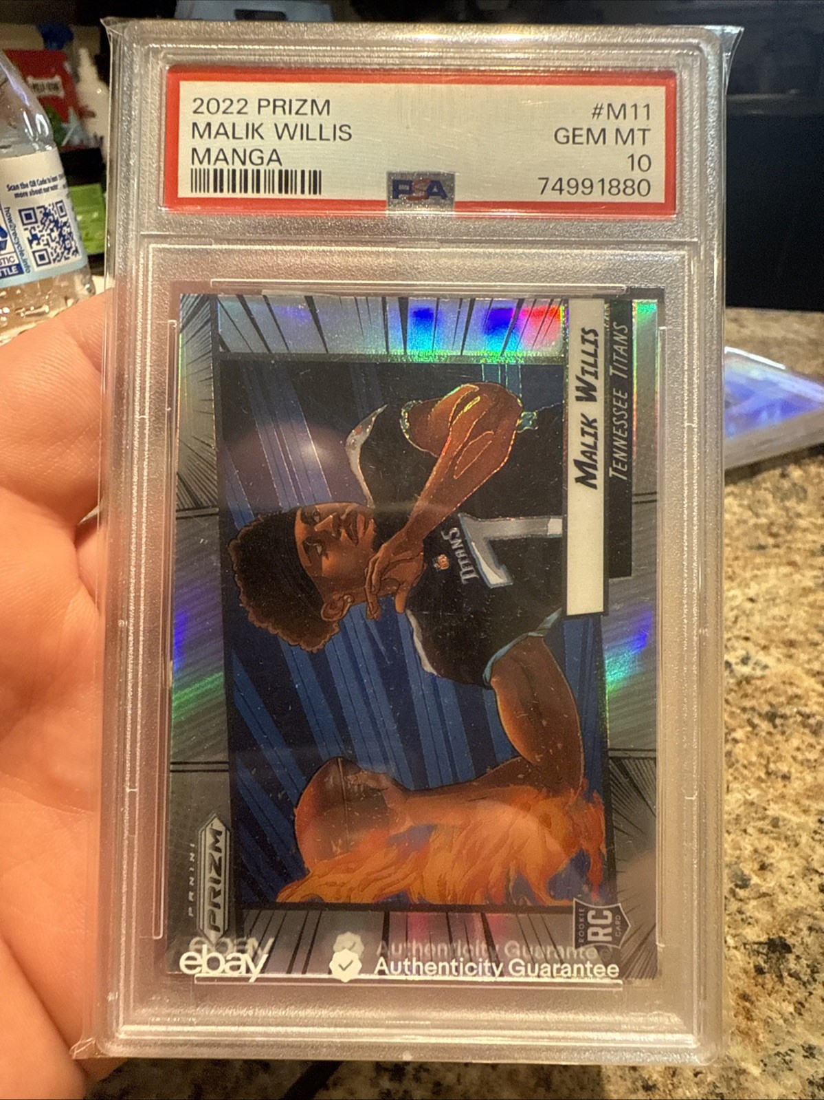 🔥2022 Panini Prizm Manga Malik Willis Rookie RC SSP Case Hit PSA 10🔥 DOLPHINS