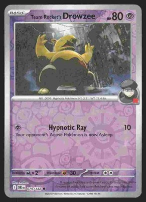 SV10: Destined Rivals Team Rocket's Drowzee