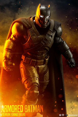 BATMAN v SUPERMAN ARMORED BATMAN PREMIUM FORMAT FIGUR STATUE SIDESHOW - NO PRIME
