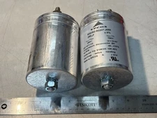 Pair of Epcos Can Capacitors screw mount 200uF 750vdc 250vac film capacitors