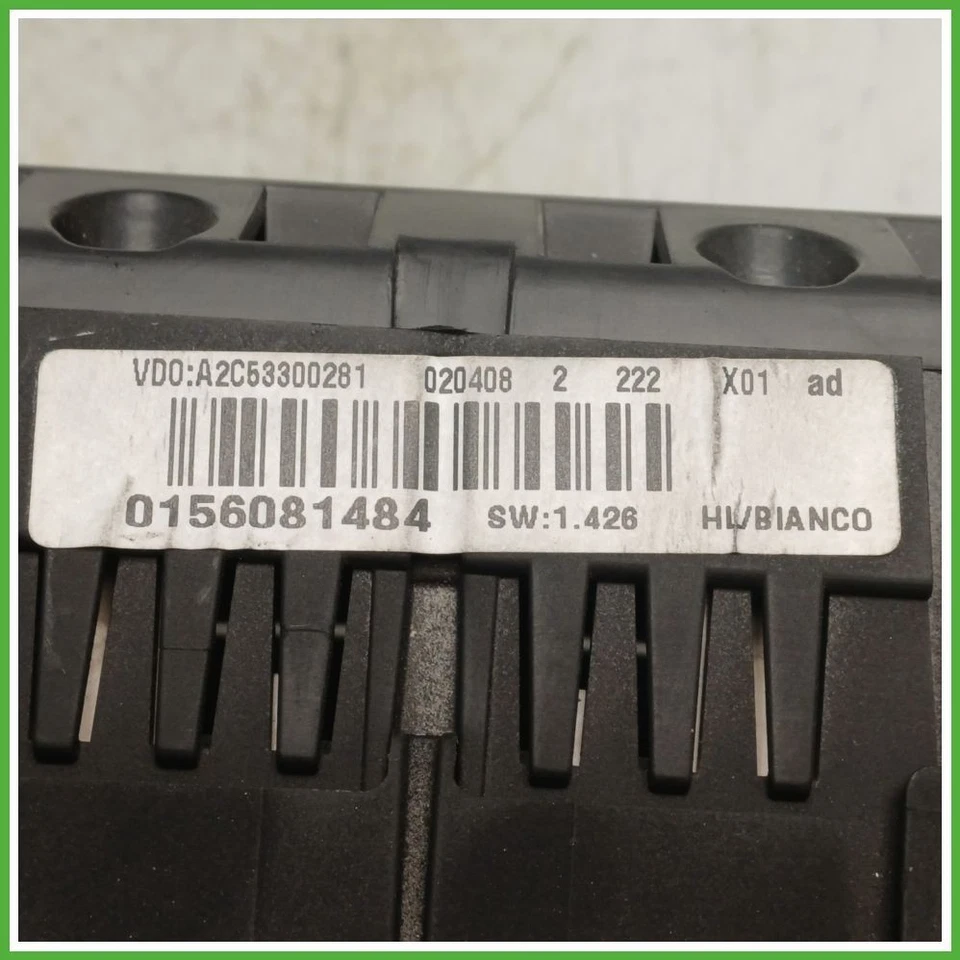 Quadro Strumenti VDO A2C53300281 ALFA ROMEO 159 X3/X9 2.4 JTDm 156087791 - Immagine 3 di 4