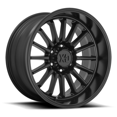 22x10 XD XD857 WHIPLASH Satin Black Wheel 5x5.5 (-18mm)