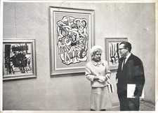 Press Photo SONJA HENIE ARRIVED IN VIENNA Hollywood