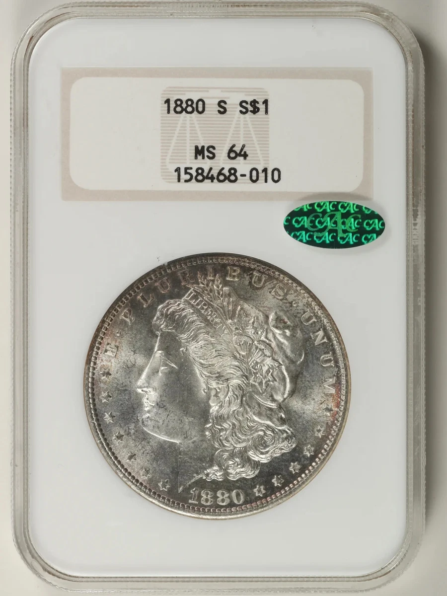 アメリカ 1880 S ドル 銀貨 NGC MS64 モルガンダラー 036 MS 64 Graded 1880 Year Morgan US Dollars (1878-1921) for sale | eBay