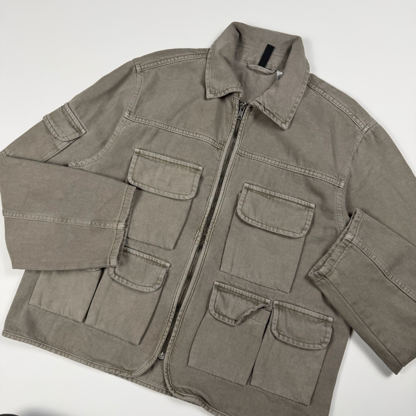 Fishing Utility Cargo Multipocket Cropped Workwea… - image 1