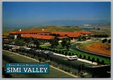 Vintage Ronald Reagan Presidential Library Simi Valley CA Photochrome Postcard