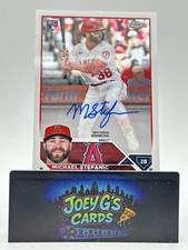 2023 Topps Chrome #RA-MST Michael Stefanic Auto RC Rookie Autographs ANGLES