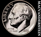 1955 Silver Roosevelt Dime - Choice Gem Proof  Lustrous  No Reserve  #K1739