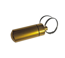 Pill Holder Keychain Waterproof Case Container Bottle Medicine Stainless Steel