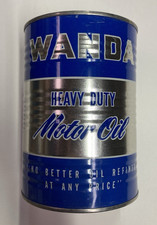 Lata de aceite de motor Wanda Oklahoma Oil Company lata de metal vacía de 1 cuarto de galón Cato Oil Co