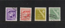 S6430   Thailand  1962   Letter Writing   4v.   used
