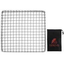 DZRZVD-The Bushcraft Backpacker's Grill Grate-Welded Stainless Steel Mesh (Up...