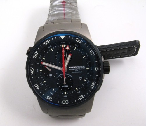 OROLOGIO CRONOGRAFO AUTOMATICO MOMO DESIGN MD088DIV - NUOVO - CASSA TITANIO  | eBay