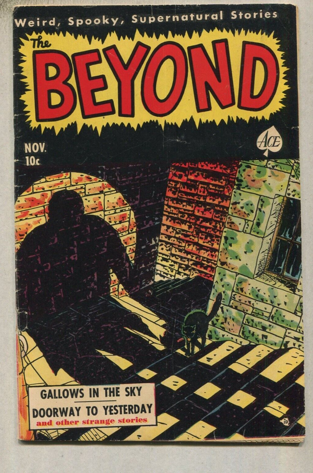 The Beyond #7 FN- 1951 Gallows In The Sky Ace Magazine SA