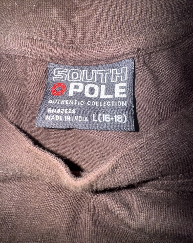 Boys Vintage South Pole Long Sleeve Shirt Size L(16-18) - Image 3 of 4