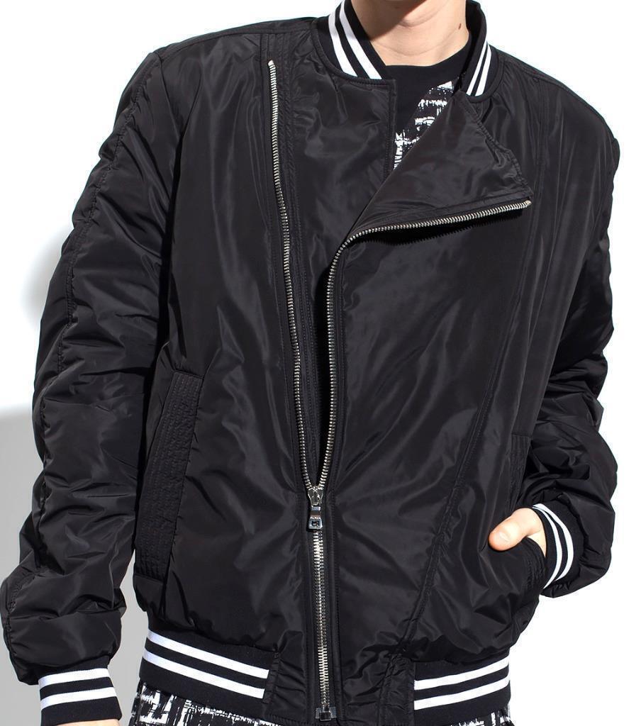 BALMAIN Asymmetric Bomber Jacket XL (IT 52) rrp £1350- | eBay BALMAIN Asymmetric Bomber Jacket XL (IT 52) rrp £1350- | eBay