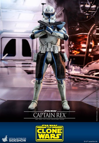 Sideshow Exclusive Hot Toys 1/6 Scale Star Wars Captain Rex Action Figure - Imagen 1 de 11