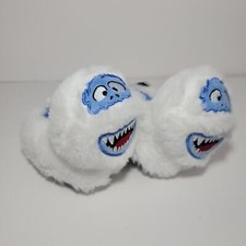 Rudolph The Red Nosed Reindeer Abominable Snowman Kids Toddler Slippers Size 1