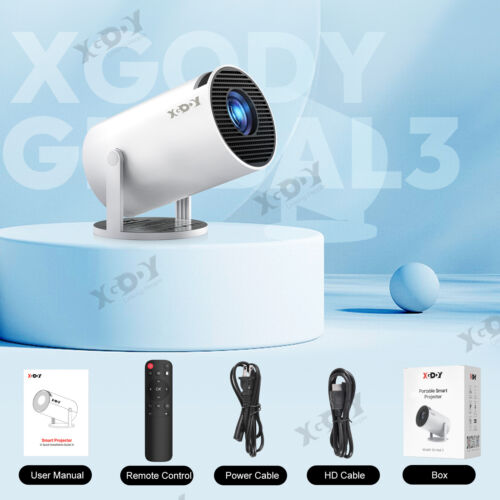 12000 Lumen LED Projector 4k 1080p Mini Home Theater WiFi Bluetooth Android HDMI - Picture 11 of 11