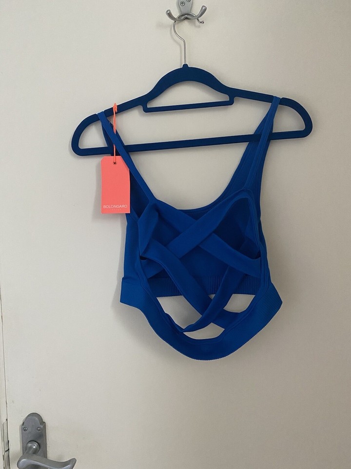 Bolongaro Trevor Cobalt Blue Sports Bra Size M BNWT eBay
