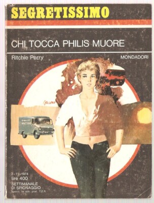 SEHR GEHEIMES BUCH 571 1974 WER PHILIS BERÜHRT STIRBT RITCHIE PERRY MONDADORI S.156