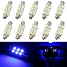 10 X Blue 41mm 42mm 6smd 5050 Festoon Dome Map Led Light 578 211-2 212-2 Tool