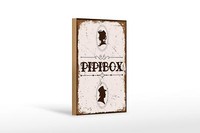 Holzschild Spruch 12X18 Cm Pipibox Deko Schild
