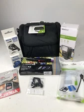 Vivitar Camera  Gadget Bag With Accessories, W/ Filter, Flash , Shutter Release