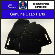 Genuine Saab 9-3 Convertible MAT Set - 2003 -2012 - 12825835 BRAND NEW - BLACK