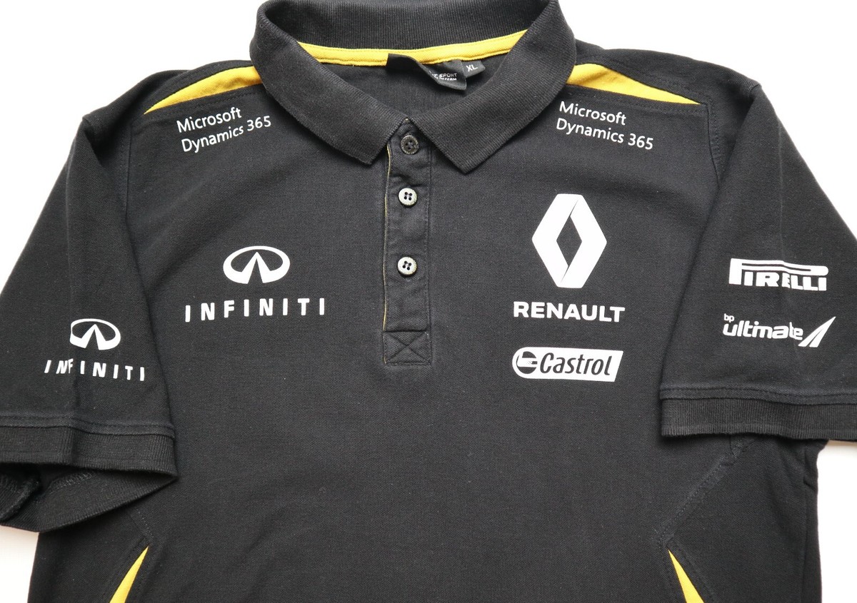 RENAULT SPORT／F1 TEAM POLO-SHIRT サイズXL INFINITI RENAULT RACING TEAM SPORT FORMULA 1 F1 ONE SHIRT