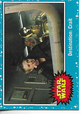 2019 Topps Star Wars Rise Of Skywalker Blue Base #40 Destination: Crait
