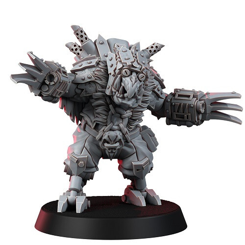 Эксклюзивный орк для военных игр Rawen Boy 28-миллиметровые космические орки 5090₽