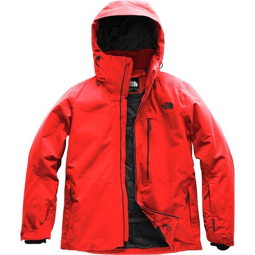 The North Face Uomo Macchina Isolato Gore-Tex Sci Snowboard Giacca Rosso  Fuoco M | eBay