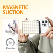 Magnetic LED Video Light Fill Light Selfie Light 3000K-6500K for Mobile Phone