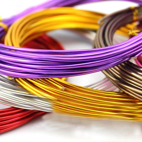 1mm 2mm 3mm Colorful Aluminum Wire Bending Wire Jewelry Wire Craft Wire 5 Meters - Bild 9 von 25