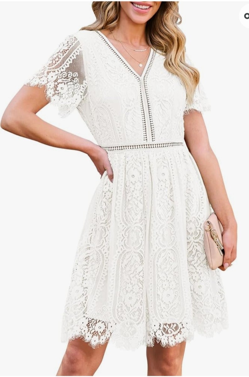 mermaid ivory lace wedding dress Ivory Lace Wedding Gown Long Sleeve - Lace Corset Back Wedding Dress with V-neck