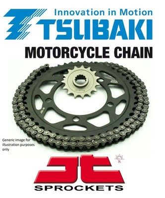 Tsubaki Omega O-Ring Kette & JT Ritzel für Triumph 900 Trident 91-98