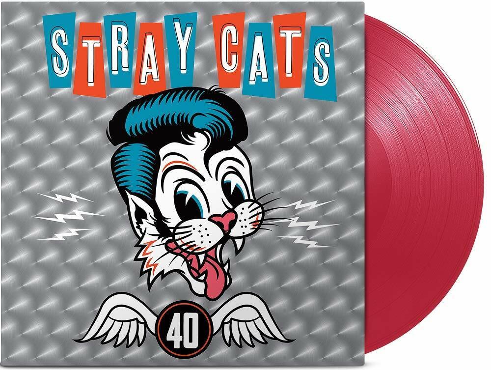 Stray Cats - 40( LTD Transparent Red Vinyl), Mascot