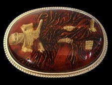 SKELETON BONES SKULL GOTHIC GOTH PUNK BELT BUCKLE