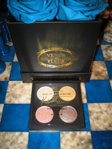 MAC Dazzleshadow Quad THE SHINING HOUR Kabuki Magic No Box Authentic Global RARE - Picture 2 of 7