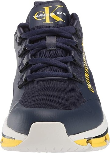 CK Jeans Men's LEORY Shoe, Navy Mesh/nappa, 11 M US - 第 2/5 張圖片