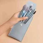 8 Piece Makeup Brush Set Foundation Blush Eyeshadow Lip Brushes Make Up Bag Case