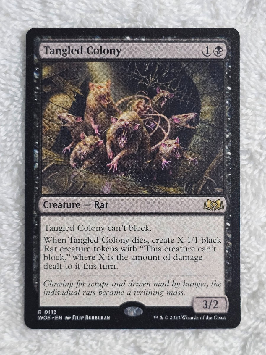 MTG Tangled Colony - Wilds of Eldraine (WOE) #113 Magic Card Rare NM | eBay