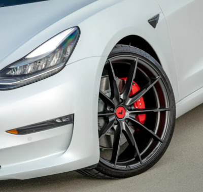 21'' VORSTEINER VFF 109 CARBON GRAPHITE CONCAVE WHEELS FOR TESLA MODEL 3